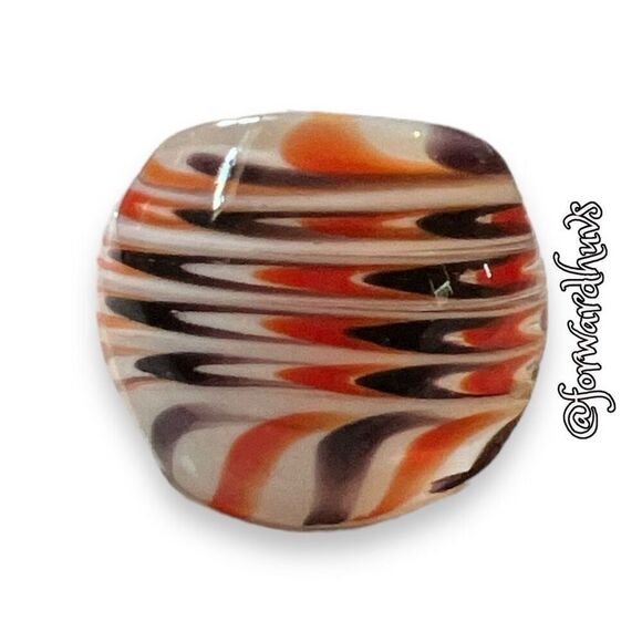 Hand-Blown Artisanal Glass Ring - Size 8.25 - Picture 10 of 14